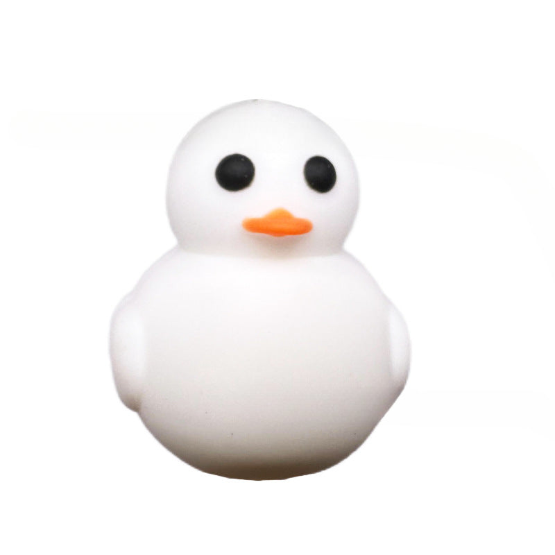 Wholesale 10pcs Cartoon 3D Cute chick duckling Silicone Beads